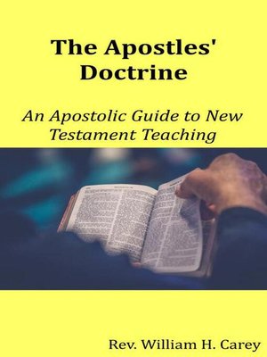 cover image of The Apostles' Doctrine